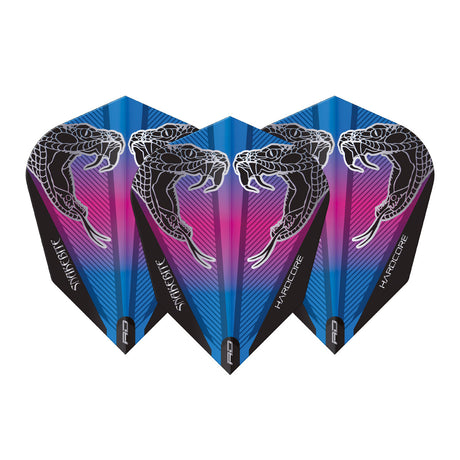V Standard Snake Black Transparent V-Standard Dart Flights by Red Dragon - view 2