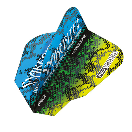 V Standard Snakebite Multi Snakeskin Red V-Standard Dart Flights by Red Dragon - view 3