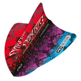 Hardcore Snakebite Multi Freestyle Dart Flights by Red Dragon - view 3