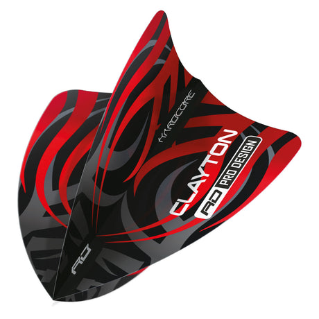 Hardcore Jonny Clayton Red Dragon Freestyle Dart Flights by Red Dragon - view 3