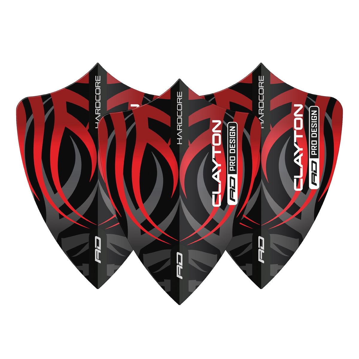 Hardcore Jonny Clayton Red Dragon Freestyle Dart Flights by Red Dragon - view 2