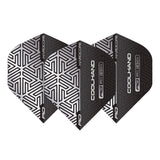Hardcore Cool Hand Grey and White Standard Dart Flights by Red Dragon - view 2