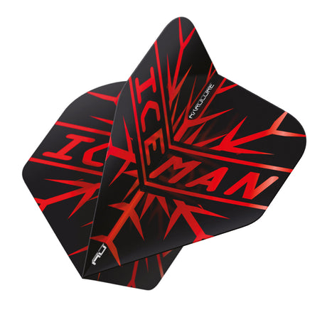 Gerwyn Price Red Hardcore Premium Standard Dart Flights by Red Dragon - view 3