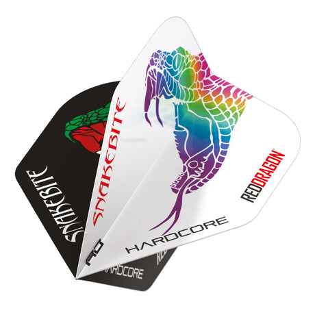 Peter Wright Black & White Yin Yang Standard Dart Flights by Red Dragon - view 2