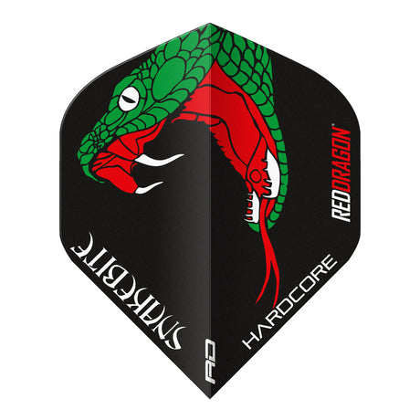 Peter Wright Black & White Yin Yang Standard Dart Flights by Red Dragon - view 5