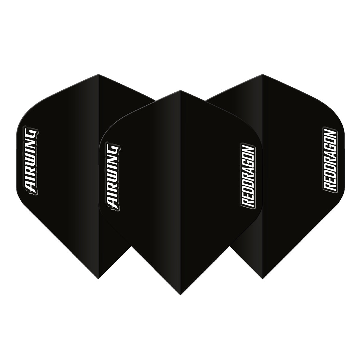 Airwing Black Standard Dart Flights by Red Dragon - view 2