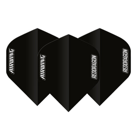 Airwing Black Standard Dart Flights by Red Dragon - view 2