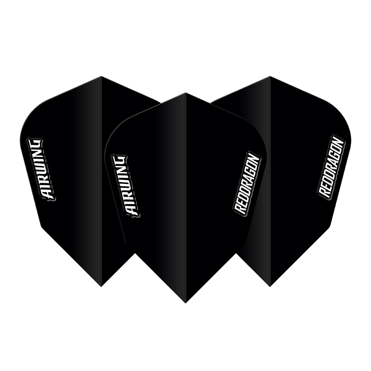 Airwing Black V-Standard Dart Flights by Red Dragon - view 2
