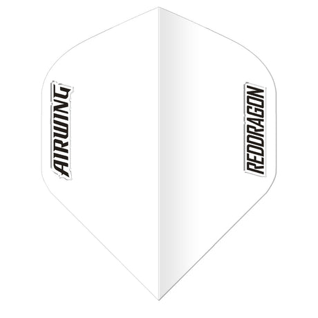 Airwing White Standard Dart Flights by Red Dragon
