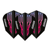 Airwing Black, Pink & Blue V-Standard Dart Flights by Red Dragon - view 2
