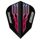 Airwing Black, Pink & Blue V-Standard Dart Flights by Red Dragon