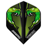 Airwing Peter Wright Green V-Standard Dart Flights by Red Dragon