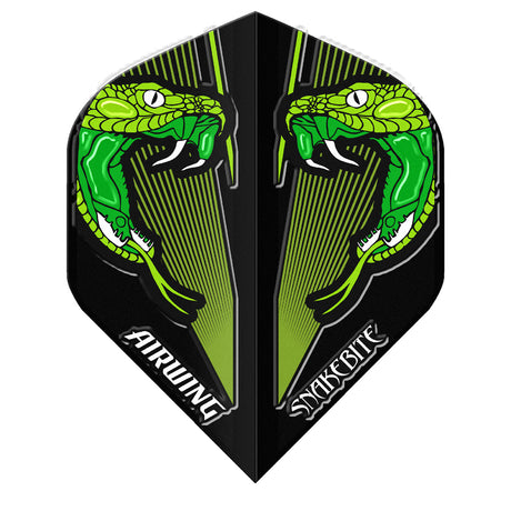 Airwing Peter Wright Green V-Standard Dart Flights by Red Dragon