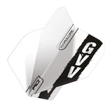 Gian van Veen Black & White Hardcore Standard Dart Flights by Red Dragon - view 2
