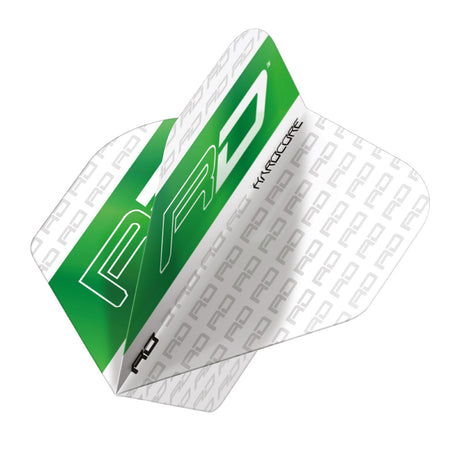 Hardcore XT White & Green RD Standard Dart Flights by Red Dragon - view 2