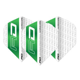 Hardcore XT White & Green RD Standard Dart Flights by Red Dragon - view 3