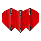 Yin Yang Red & Black Standard Dart Flights by Red Dragon - view 4