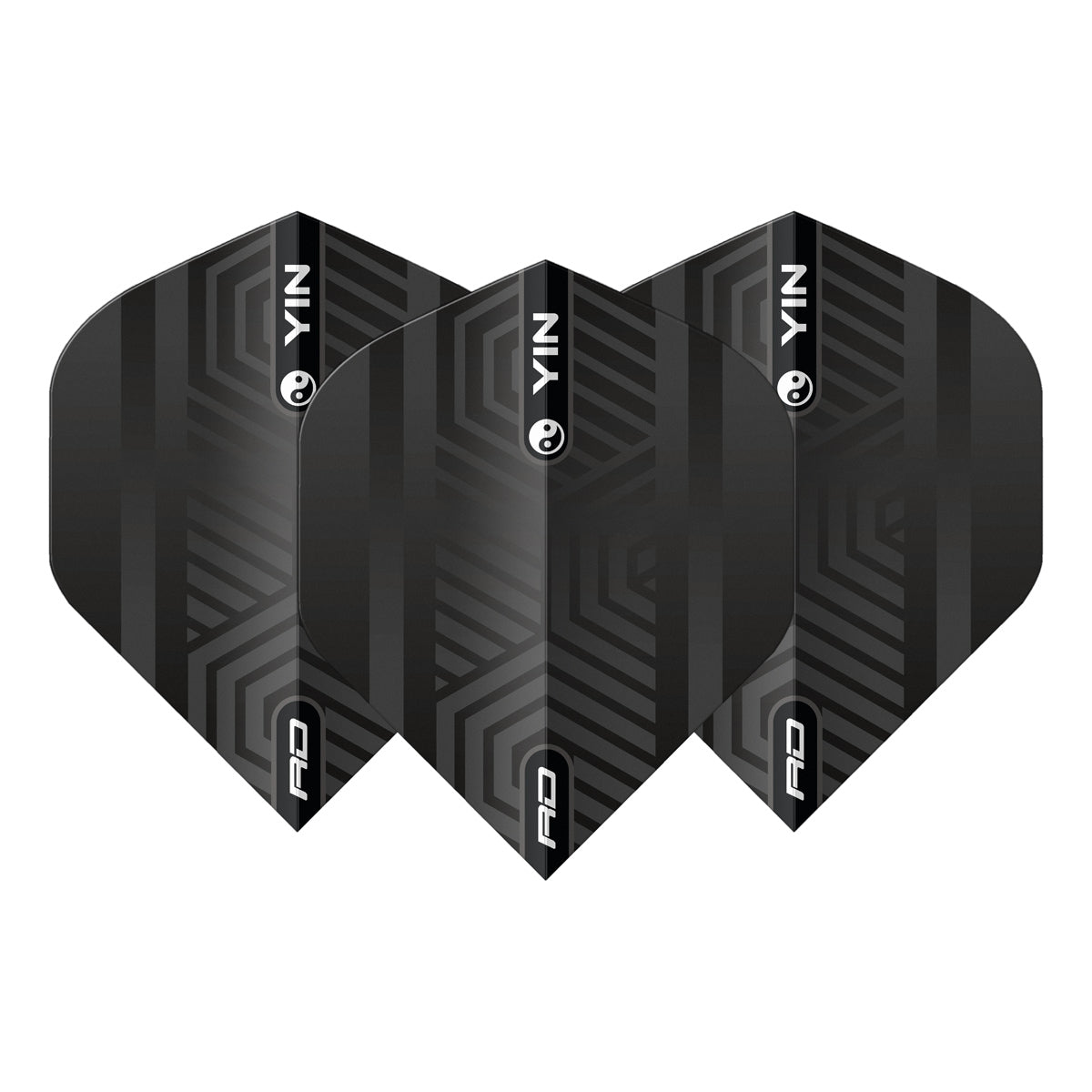 Yin Yang Red & Black Standard Dart Flights by Red Dragon - view 6