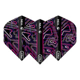 Yin Yang Pink & Black Standard Dart Flights by Red Dragon - view 6