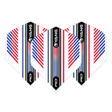Yin Yang Red, White & Blue Standard Dart Flights by Red Dragon - view 4