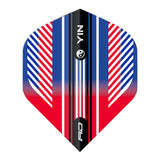 Yin Yang Red, White & Blue Standard Dart Flights by Red Dragon - view 5