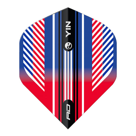 Yin Yang Red, White & Blue Standard Dart Flights by Red Dragon - view 5