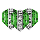 Peter Wright Green & White Yin Yang Standard Dart Flights by Red Dragon - view 6