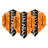 Peter Wright Orange & Black Yin Yang Standard Dart Flights by Red Dragon - view 4