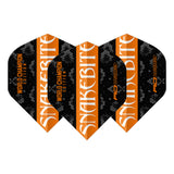 Peter Wright Orange & Black Yin Yang Standard Dart Flights by Red Dragon - view 6