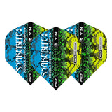 Peter Wright Green, Blue & Red Yin Yang Standard Dart Flights by Red Dragon - view 6