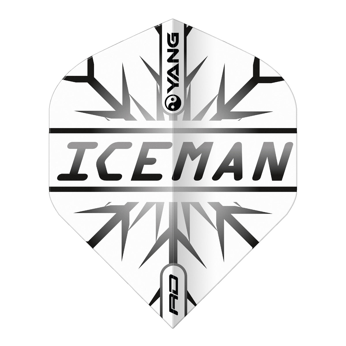 Gerwyn Price Black & White Yin Yang Standard Dart Flights by Red Dragon - view 3