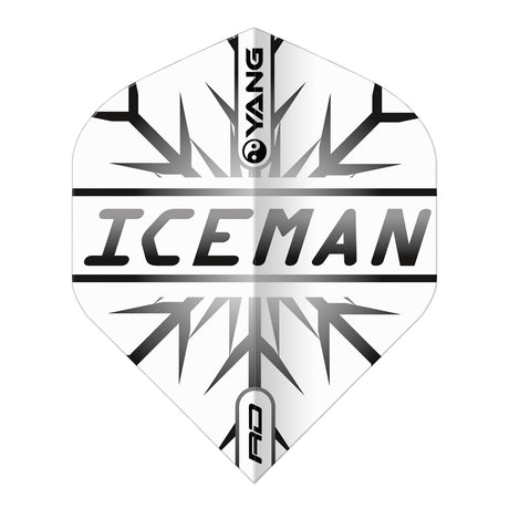 Gerwyn Price Black & White Yin Yang Standard Dart Flights by Red Dragon - view 3