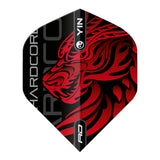 Jonny Clayton Gold & Red Yin Yang Standard Dart Flights by Red Dragon - view 5