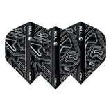 Yin Yang White & Black Standard Dart Flights by Red Dragon - view 6