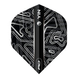 Yin Yang White & Black Standard Dart Flights by Red Dragon - view 5