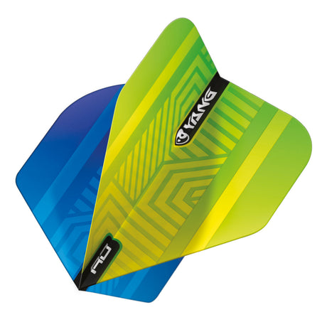Yin Yang Blue & Green Standard Dart Flights by Red Dragon - view 2