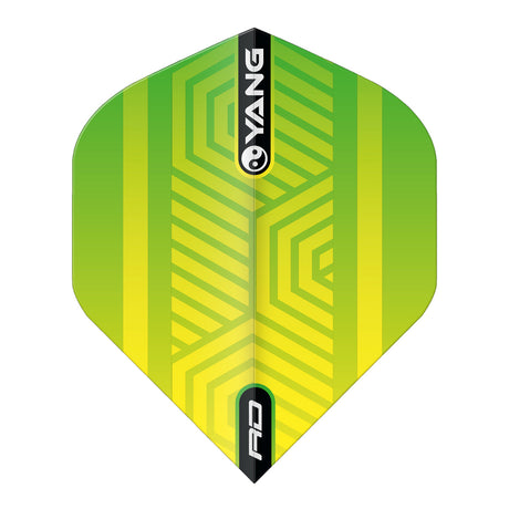 Yin Yang Blue & Green Standard Dart Flights by Red Dragon - view 3