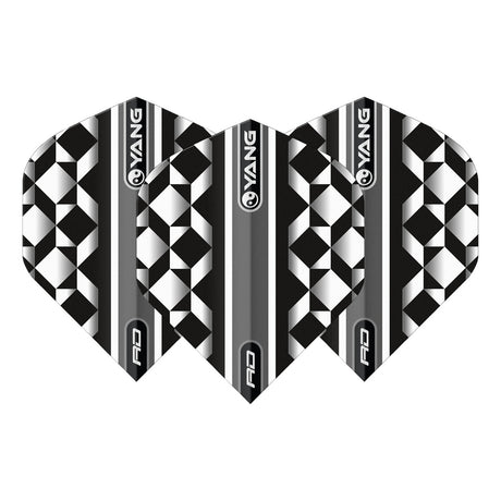 Yin Yang Multi-Colour Standard Dart Flights by Red Dragon - view 4