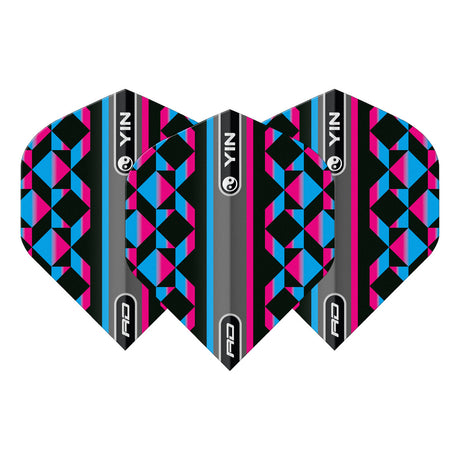 Yin Yang Multi-Colour Standard Dart Flights by Red Dragon - view 6