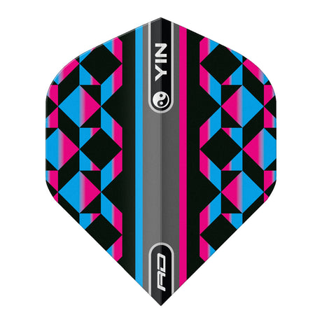 Yin Yang Multi-Colour Standard Dart Flights by Red Dragon - view 5