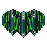 Yin Yang Pink & Green Standard Dart Flights by Red Dragon - view 4