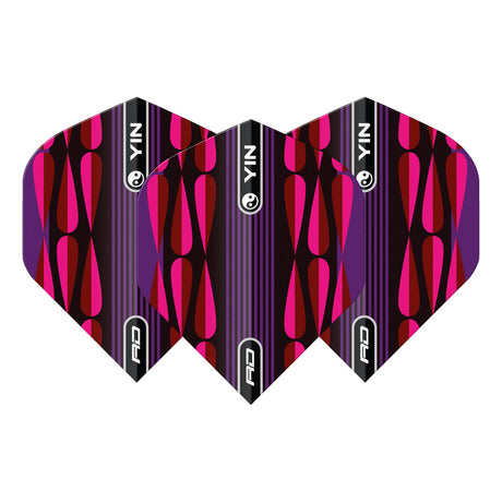 Yin Yang Pink & Green Standard Dart Flights by Red Dragon - view 6