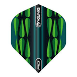 Yin Yang Pink & Green Standard Dart Flights by Red Dragon - view 3