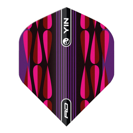 Yin Yang Pink & Green Standard Dart Flights by Red Dragon - view 5