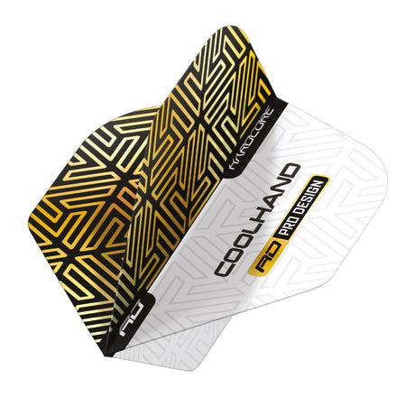 Hardcore Premium Luke Humphries Gold & White Standard Dart Flights by Red Dragon - view 2