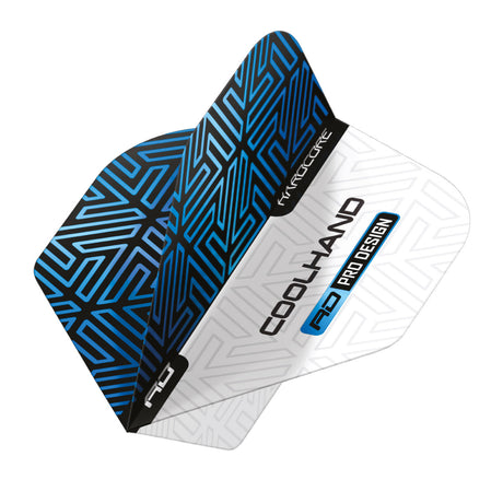 Hardcore Premium Luke Humphries Blue & White Standard Dart Flights by Red Dragon - view 2