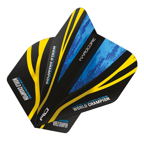 Luke Humphries WC Hardcore Standard Dart Flights by Red Dragon - view 3