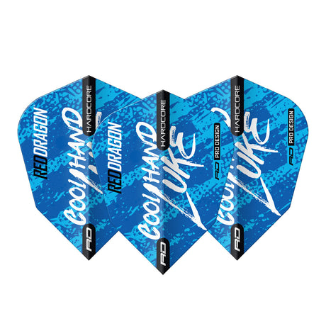 Luke Humphries World Champion Blue V-Standard Dart Flights by Red Dragon - view 2