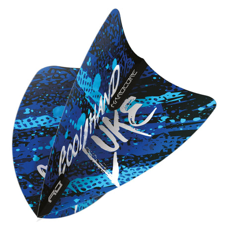 Luke Humphries World Champion Blue Freestyle Dart Flights by Red Dragon - view 3