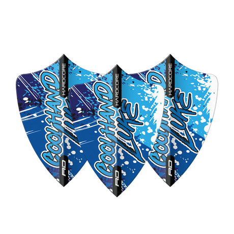 Luke Humphries World Champion Blue & White Freestyle Dart Flights by Red Dragon - view 2